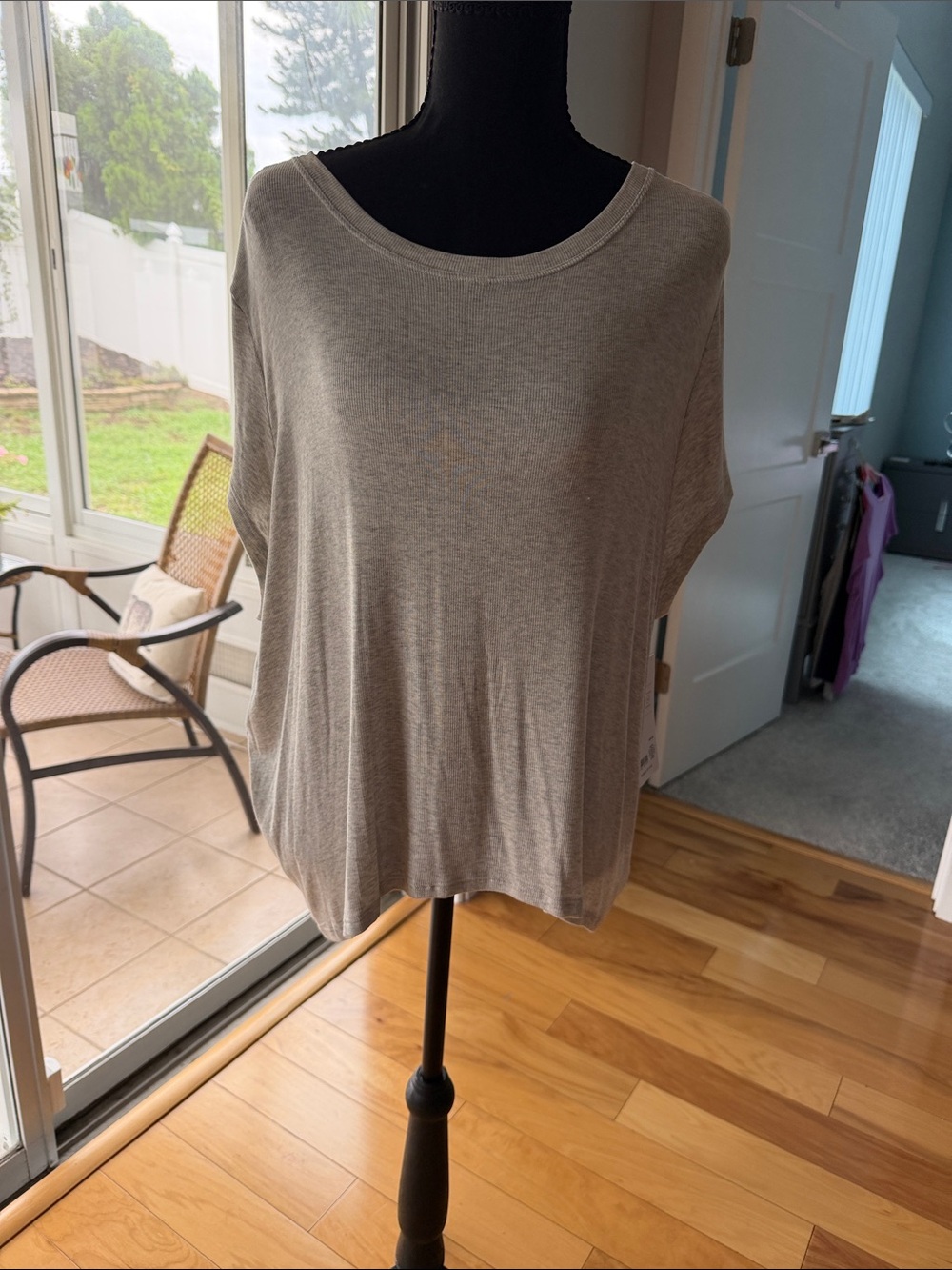 Athleta With Ease Rib Tee